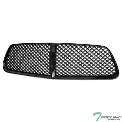 Topline For 2011-2014 Dodge Charger Mesh Front Hood Bumper Grill Grille - Black • $86