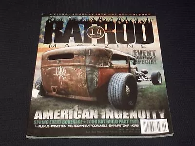 2012 August Rat Rod #14 Magazine - American Ingenuity Front Cover - E 2609 • $49.99