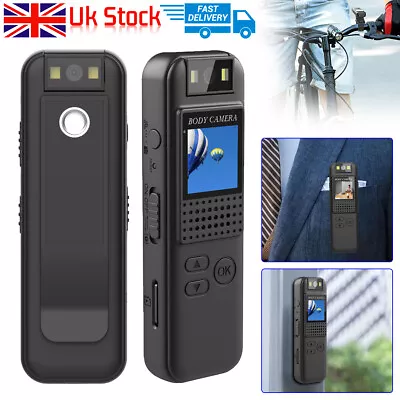 £20.99 • Buy 180° 1080P HD Mini Pocket Covert Camera Audio Video Recorder Body DVR Night Cam