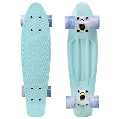Cal 7 22  Complete Mini Cruiser Plastic Skateboard W/ Swirl Wheels (Lily) • $39.99
