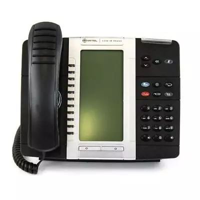 Fully Refurbished Mitel 50005070 5330 IP Non-Backlit Telephone Set (Black) • $40
