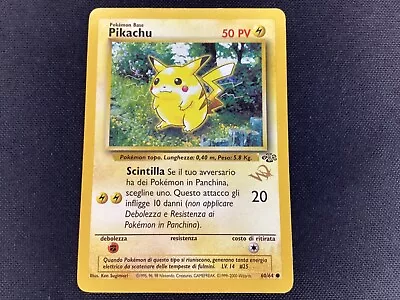Pokémon Promo PIKACHU Italian W Stamped LP (6541) Graded Power • $0.99