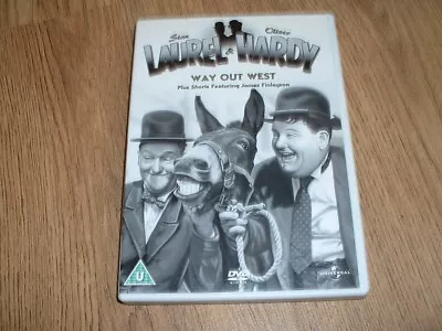 Laurel And Hardy - Way Out West One Good Turn & Thicker Than Water DVD - Vgc • £1.79