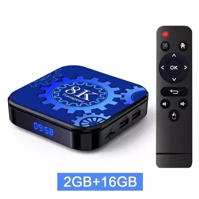 Android 13 Wifi5 TV Box HDR10+ Support 8K Video 128G 64G 32G BT5.0+ RK3528 4K • £33.45