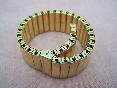 Gents R/gold  Watch Bracelet 18mm Curved Ends. • £5