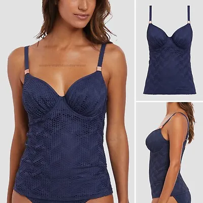 Fantasie Marseille Full Cup Underwired Tankini Top 6684 Twilight RRP £69 • £22.99