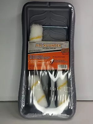 5Pc Paint Roller Brush Tool Kit With Tray 3 4  Rollers • $6.88