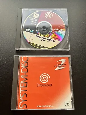 RARE Sega Dreamcast Sonic Adventure 2 Development Prototype W/ Boot Disc • $1999.99