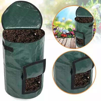 Environmental Compost Bag Garden Waste Bin Homemade Organic Ferment PE • £5.99