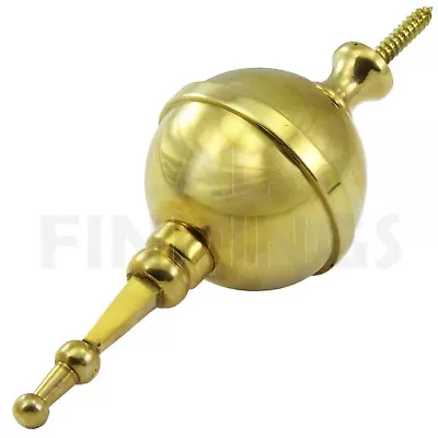 Brass Ball & Spire Finial Grandfather Longcase Clock Watch Tool (210) • $68.81