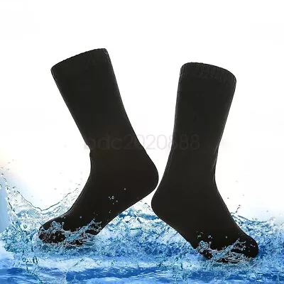 Waterproof (Masah) Socks 100% Sharia'h Compliant - Jet Black HOT UK Inventory • £11.59