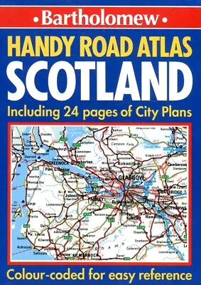 Road Atlas Of Scotland 1995. Street Maps Of Aberdeen Dundee Edinburgh Glasg • £5