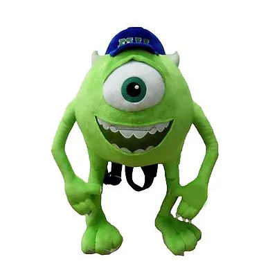 Walt Disney Monster University MIKE WAZOWSKI Large Plush Backpack-Brand New! • $69.99