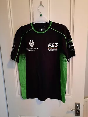 Genuine Kawasaki Racing British Superbikes Team T Shirt - New - Size Extra Small • £11.99