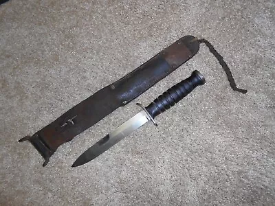 WW2 U.S. 1943 M3 Case FIGHTING KNIFE With M6 Moose 1943 SHEATH(Rare) • $1495