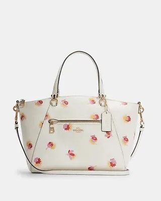 Coach Prarie Pop Floral Satchel - Chalk Multi • $138