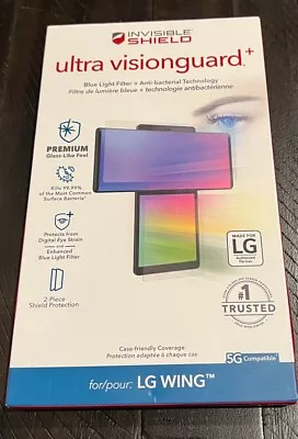 NEW ZAGG InvisibleShield Ultra VisionGuard+ Screen Protector For LG Wing 5G • $8.99