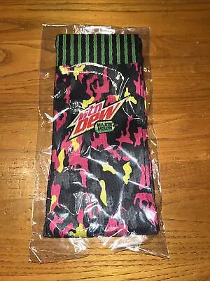 Mtn Dew Major Melon Socks Black-One Size/New • $9.99