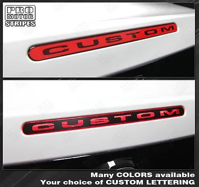 Ford Mustang 2010-2014 Third Brake Light Overlay Stripe Decal (Choose Color) • $11.90