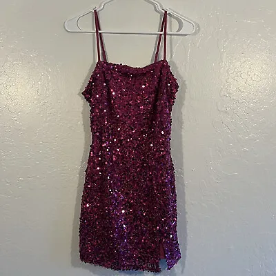 Wild Fable Sequin Mini Dress Pink Size Small Party Cocktail Vegas NYE New W Tags • $14.99