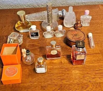 Vintage Mini Perfume Bottle Lot Of 14 SomeHave Some  Original Perfume  • $29.99