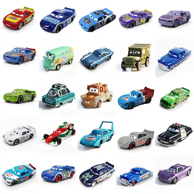   Pixar Cars 1:55 Sheriff Sheriff Diecast Metal Race Car Kids Gift Toys UK • £7.19