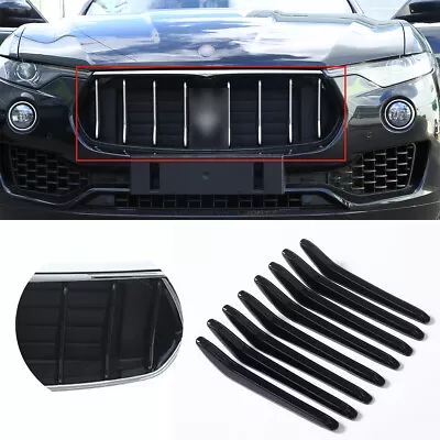 Glossy Black Front Grill Grille Insert Trim For Maserati Levante 16-21 • $39.99