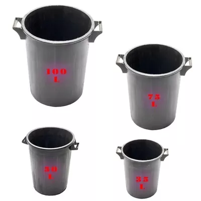 Skimflex Black Mixing Bucket Tub Plaster Mortar 355075100 Litre Heavy Duty • £33