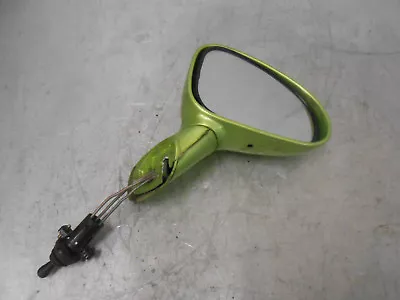 Daewoo Matiz M150 (mk1) 2004 Os Driver Side Manual Adjust Door Wing Mirror Green • $18.59