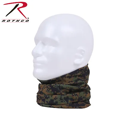 Rothco Multi-Use Tactical Wrap Woodland Digital Head Face Neck #5303 • $7.99