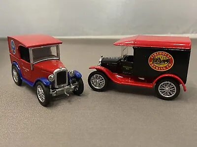 Matchbox 1921 Model T Ford Die Cast Scale 1:52 Set Of 2 Wild Goose / Firehouse • $13.99