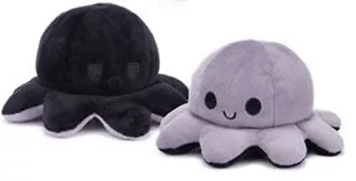 8  Reversible Octopus Plush Soft Toys Mood Change The Colour New Gift Idea • £5.79