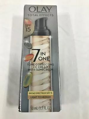 Olay CC Cream Total Effects Tone Correcting Moisturizer With Sunscreen Light ... • $39.62