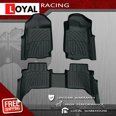 $344.40 • Buy For Ford Ranger PX PX2 PX3 3D Rubber Waterproof Floor Mats 4 Door Dual Cab 12-19