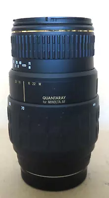 Quantaray ~ Zoom Lens 70-300mm Macro Minota AF  NEAR MINT CONDITION • $18