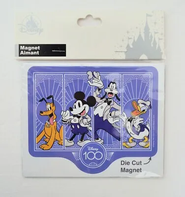Disney Parks 2023 D100 Anniversary Mickey Mouse & Friends Die Cut Magnet NEW • $16.95