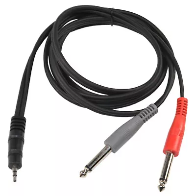 HQRP 6ft 1/8 3.5mm TRS To Dual 1/4 6.35mm TS Cable Compatible With JBL EON15 G2 • $22.57