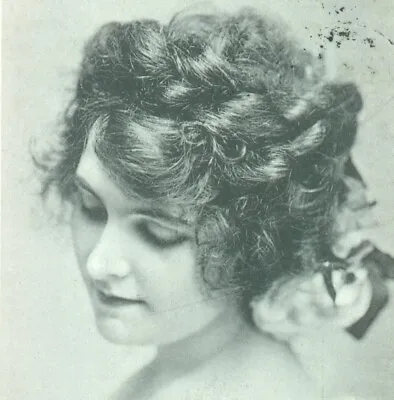 Miss Madge Lessing Actress RPPC Postcard Antique Portrait Off Shoulder Dress  • £8.17