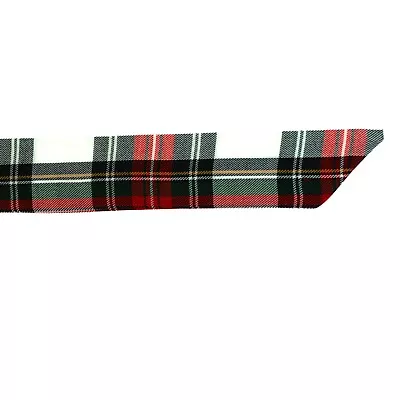 Royal Stewart White Tartan Wired Headband Hair Band Bandana Retro Scottish Clan • £5.99