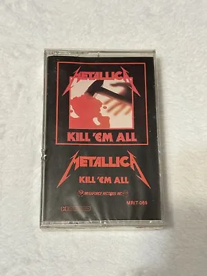 METALLICA KILL 'EM ALL Cassette Tape MRIT 069 Grail First Print Rare SEALED New • $374.99