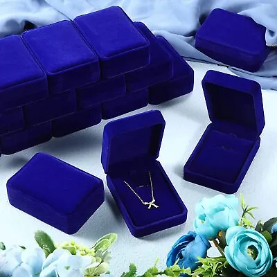 Velvet Bracelet Gift Box Chain Necklace Ring Storage Case Jewelry Wholesale • $6.98