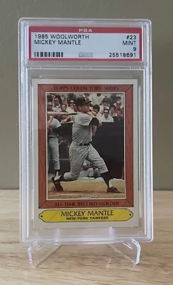 Mickey Mantle 1985 Woolworth #23 PSA 9 Mint ......Save 😊n Shipping! • $45