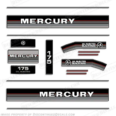 Fits Mercury 1986-1988 175HP Black Max Outboard Engine Decals • $99.95