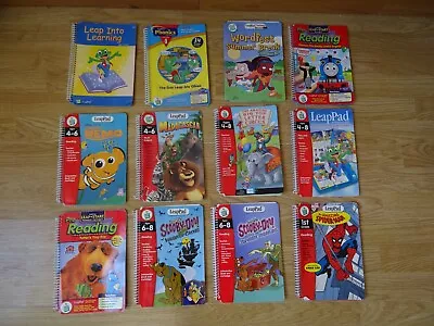 12 X Leap Frog LEAP PAD / START  Learning Activity Books - Inc. Madagascar • £2.99