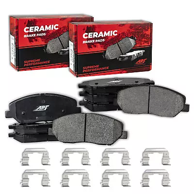 Front And Rear Ceramic Carbon Fiber Pads For 2005-2007 Nissan Titan • $69.18
