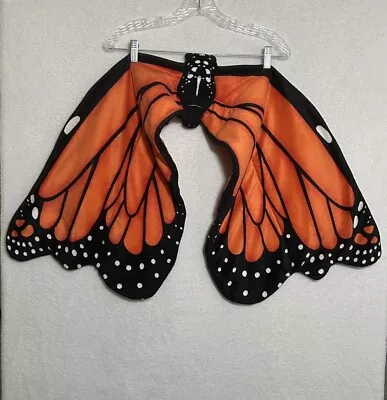 Monarch Butterfly Plush Wings Adventure Planet Kids Costume Cosplay 49” Wingspan • $25