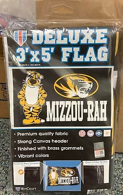 Missouri Tigers Mizzou-rah 3'x5' Deluxe Flag New Wincraft 👀 • $38