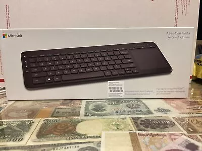 Microsoft - All-In-One Media Wireless Keyboard With Track Pad Model 1632 1496 • $35