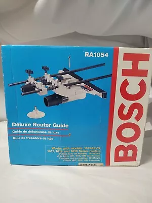 BOSCH Deluxe Router Edge Guide With Dust Extraction Hood & Vacuum Hose Adapter • $49