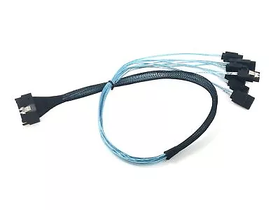 MCIO X8 74 Pin To 8 X SATA 7 Pin Cable - 60 CM • $32.75